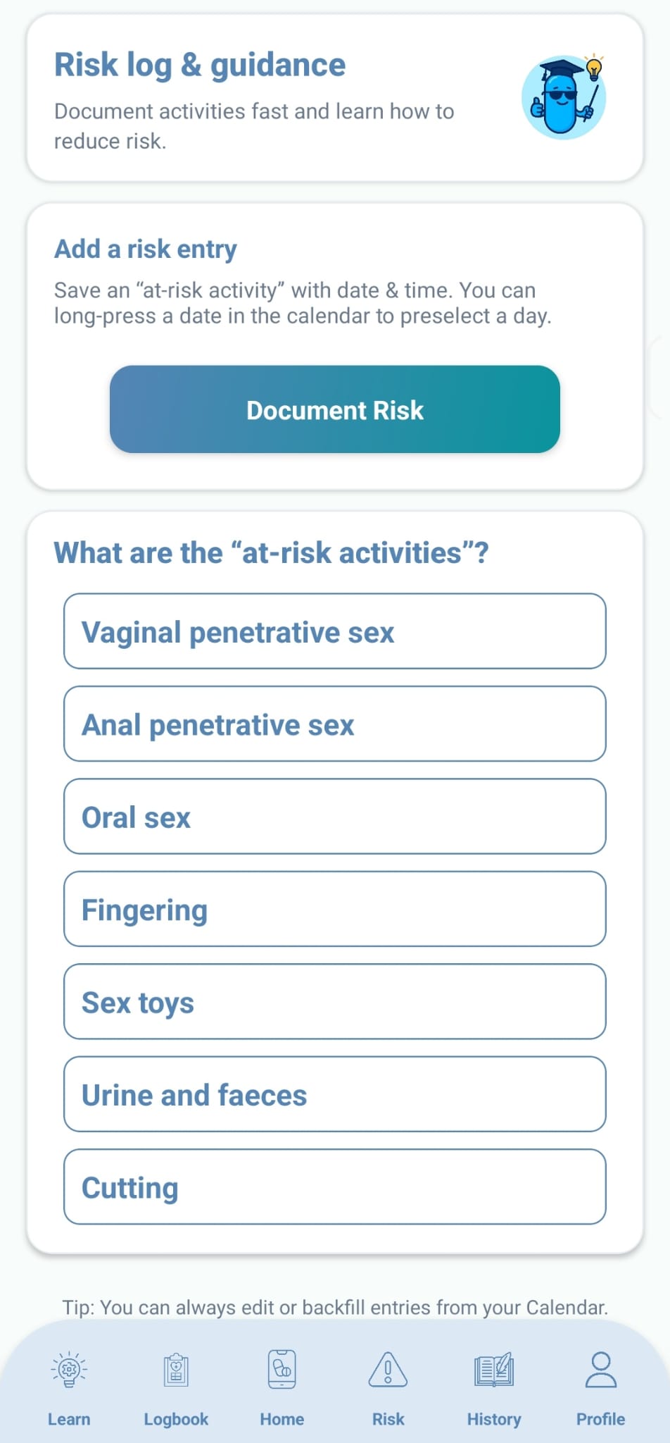 Risk Input